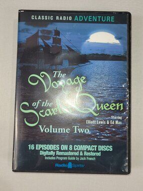The Voyage of The Scarlet Queen Volume Two CD 8 Disc Audio Book Radio Adventure